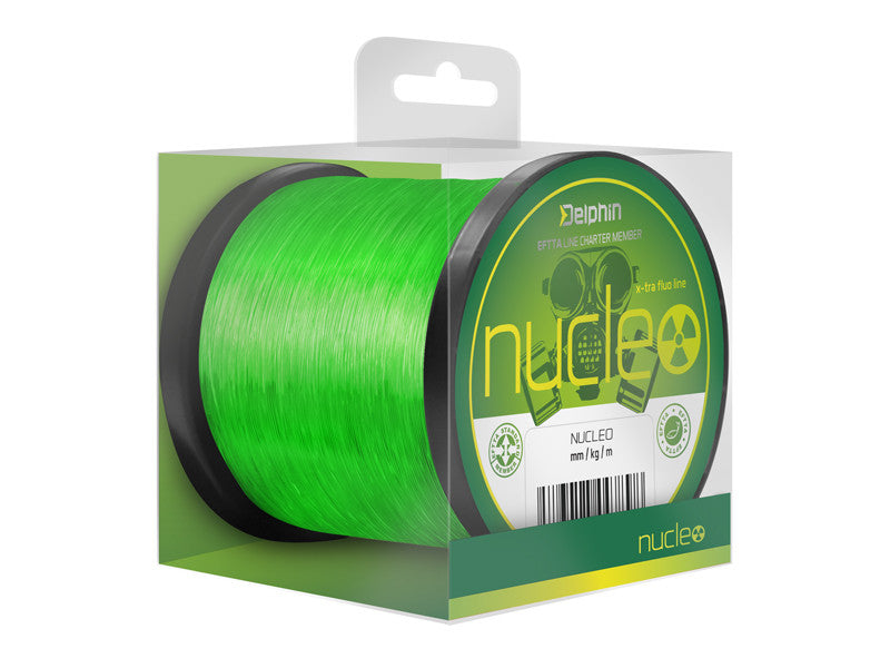 Karpfenangelschnur NUCLEO / fluo grün