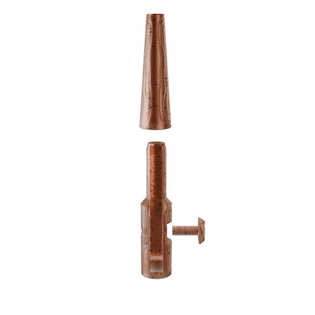 Vorfach Delphin sCAMO Leadcore + PinC WOODZ / 3 Stück