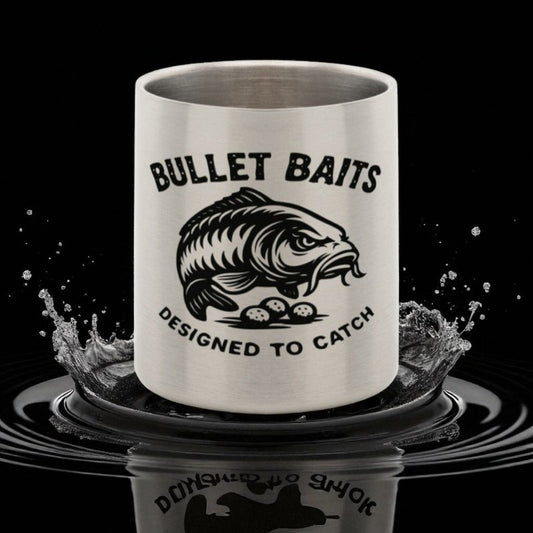 Bullet Baits Edelstahl-Tasse mit Karabiner