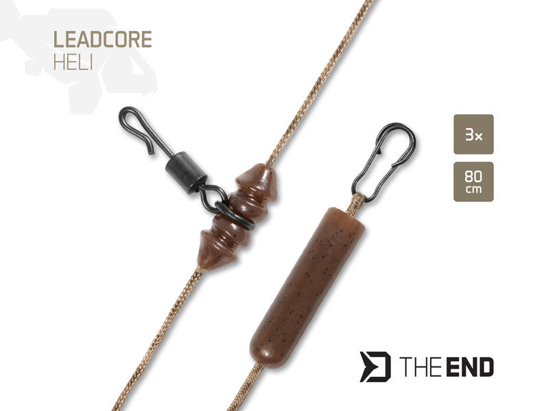 Montage Delphin THE END Leadcore HELI / 3St.