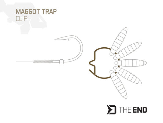 Delphin TheEND Maggot Trap Wurm-Clip / 15 Stück