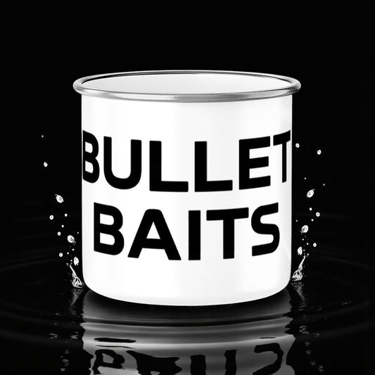 Bullet Baits Emaille Tasse