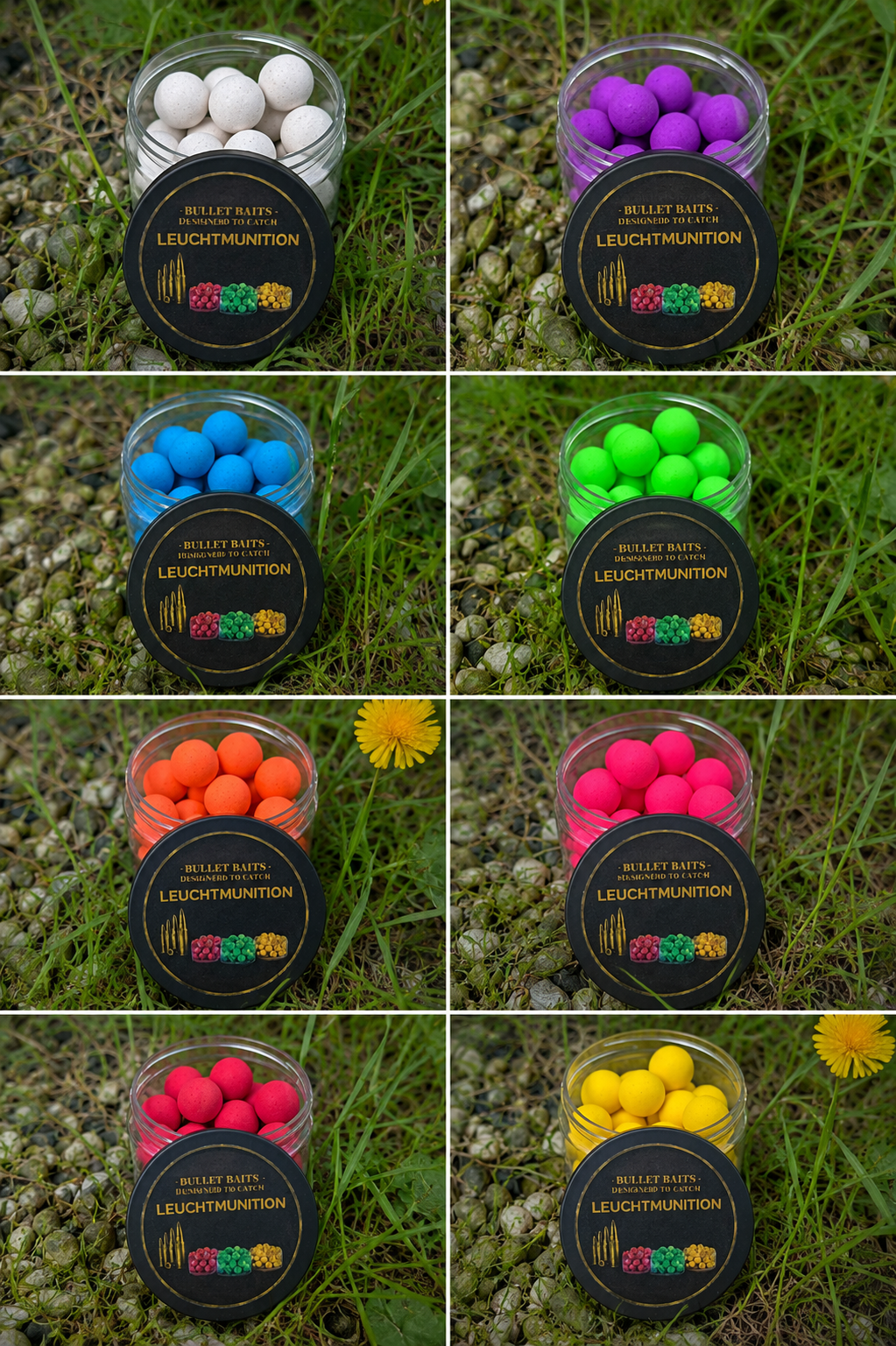 Leuchtmunition- ungeflavourte Pop ups