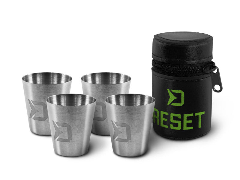 Edelstahlbecher-Set Delphin RESET 4in1