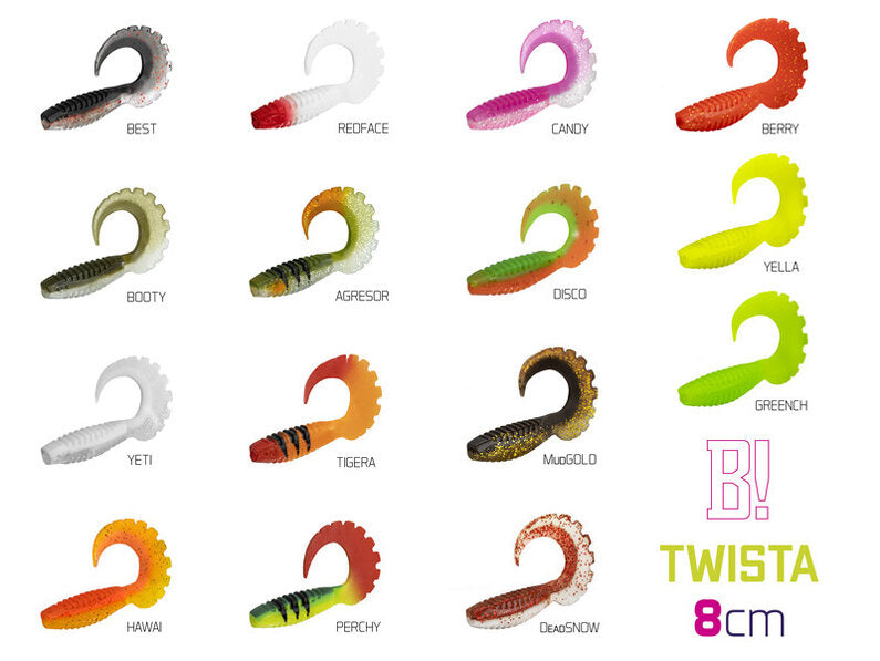 Delphin TWISTA UVs / 5St./8cm
