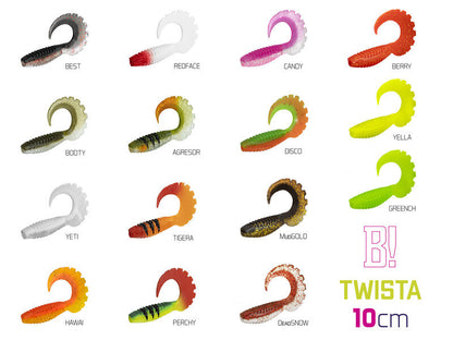 Delphin TWISTA UVs / 5St./10cm