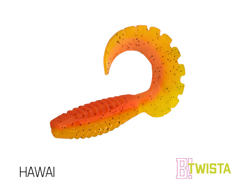 Gummiköder Delphin TwistaX Eeltail UVs / 5St./6cm