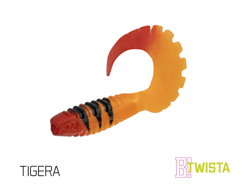 Gummiköder Delphin TwistaX Eeltail UVs / 5St./6cm