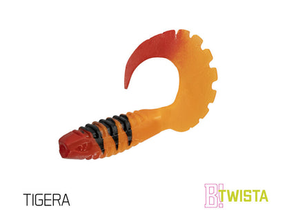 Gummiköder Delphin TwistaX Eeltail UVs / 5St./6cm