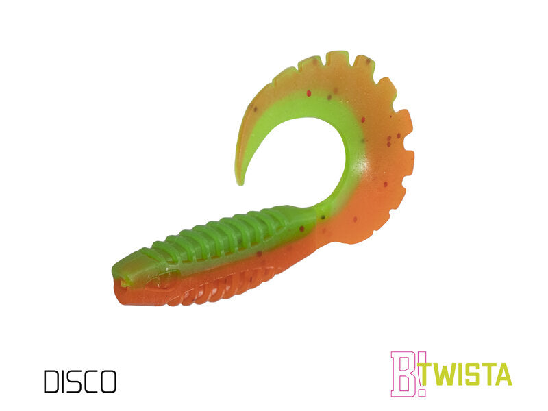 Gummiköder Delphin TwistaX Eeltail UVs / 5St./6cm