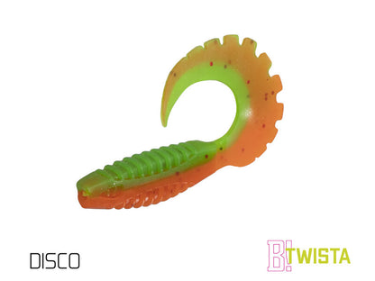 Gummiköder Delphin TwistaX Eeltail UVs / 5St./6cm