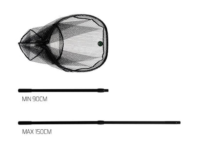 Kescher Delphin OMINI Quick / 2 Teilig | 215cm/65x60cm