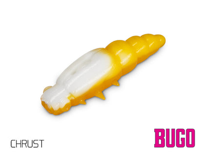 Künstliche Larve Delphin BUGO Cheese / 15 Stück/4cm