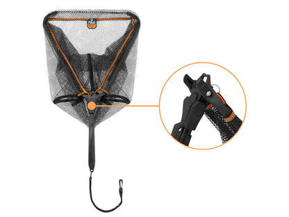 Delphin FoldSPIN Spinn-Kescher | 40x40cm