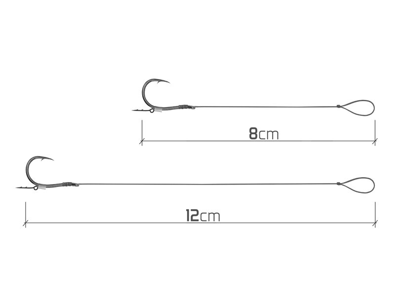 Delphin Braided Sting Feeder-Vorfach - Chinu / 10St.