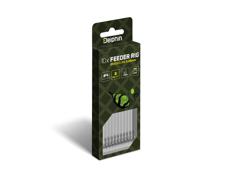 Delphin Braided Sting Feeder-Vorfach - Chinu / 10St.