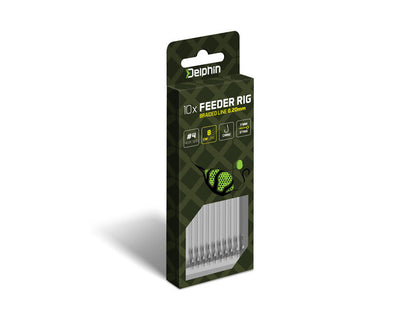 Delphin Braided Sting Feeder-Vorfach - Chinu / 10St.