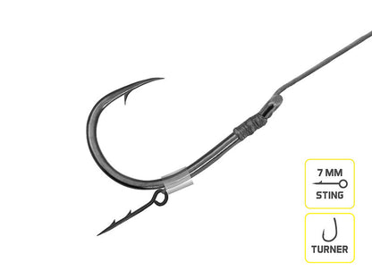 Delphin Braided Sting Feeder-Vorfach - Turner / 10St.