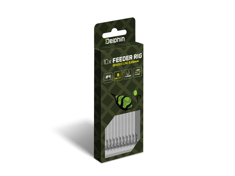 Delphin Braided Sting Feeder-Vorfach - Turner / 10St.