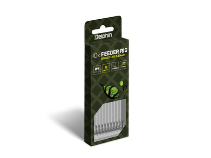 Delphin Braided Sting Feeder-Vorfach - Turner / 10St.