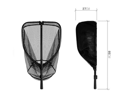 Klappbarer Kescher Delphin HALFER | 190cm/60x50cm