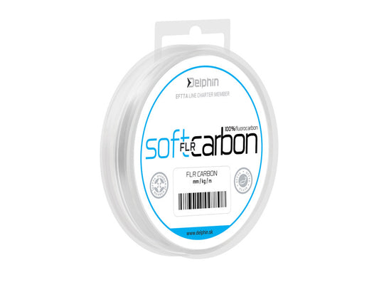Delphin SOFT FLR CARBON - 100%Fluorocarbon Transp.
