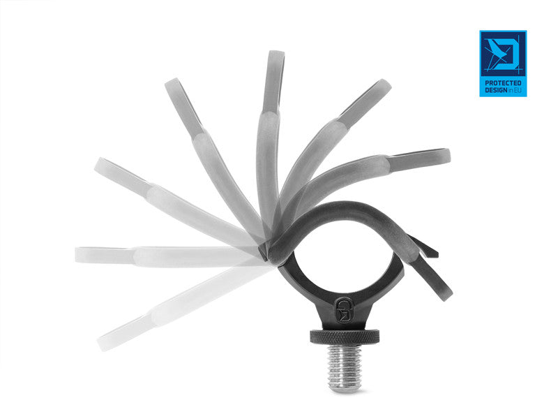 Rutenhalter mit Sicherung Delphin LOX