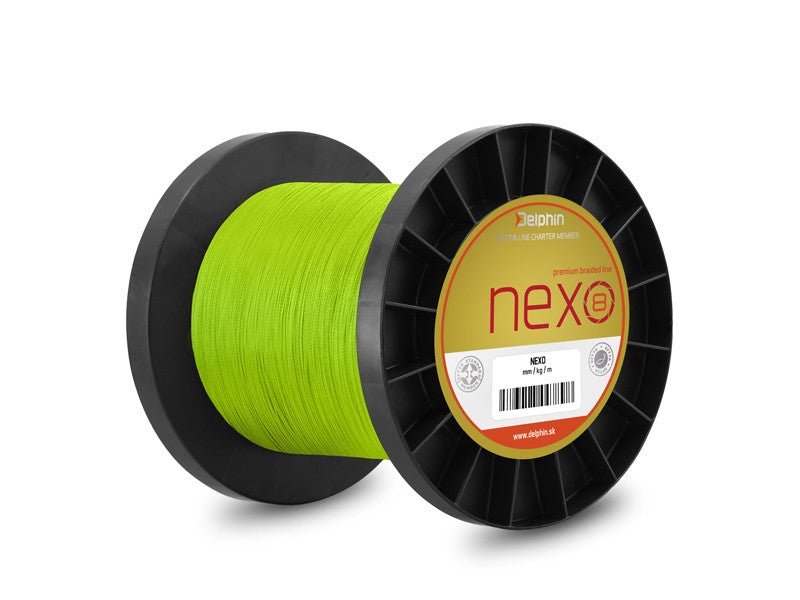 Delphin NEXO 8 fluo grün / 0.10 >>> 0.25mm Großspule