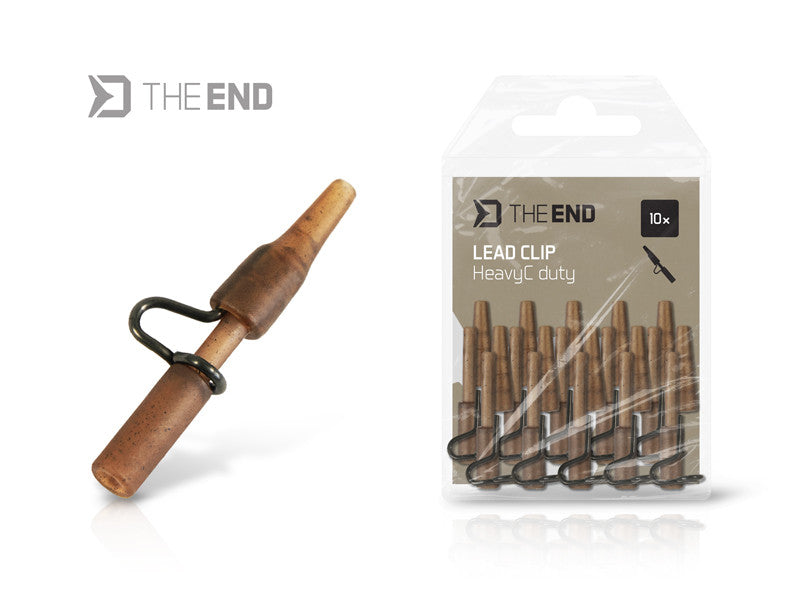Blei-Clip HeavyC duty Delphin TheEND / 10St