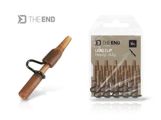 Blei-Clip HeavyC duty Delphin TheEND / 10St