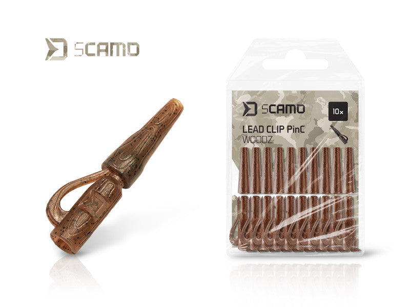 Klip na olovo Delphin sCAMO PinC WOODZ /10ks