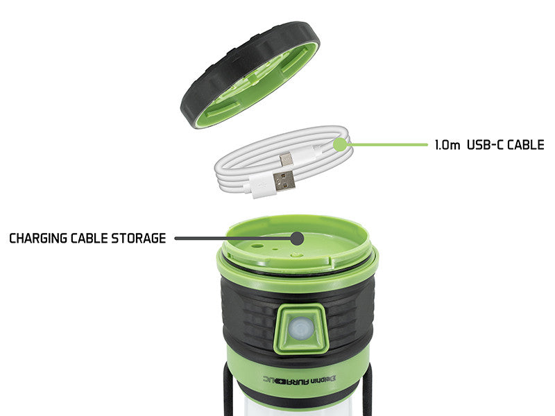 Campinglampe Delphin AURA+ UC 8,5W/5400mAh