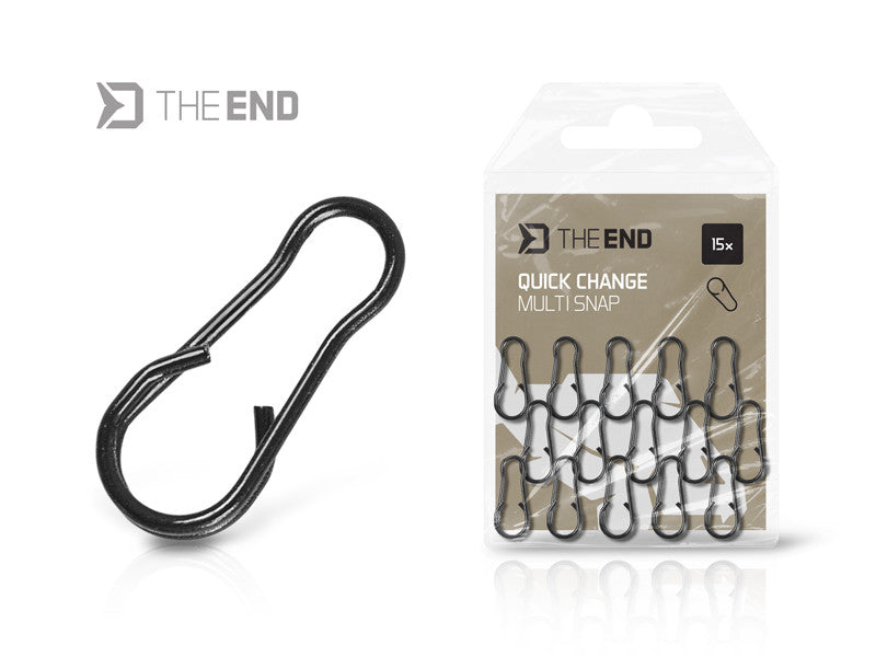 Schnellwechselclip Delphin TheEND Multi Snap / 15 Stück