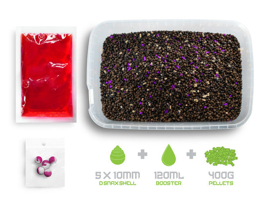 Pellet box Delphin Reaxe READY&GO / Pflaume–Maulbeere