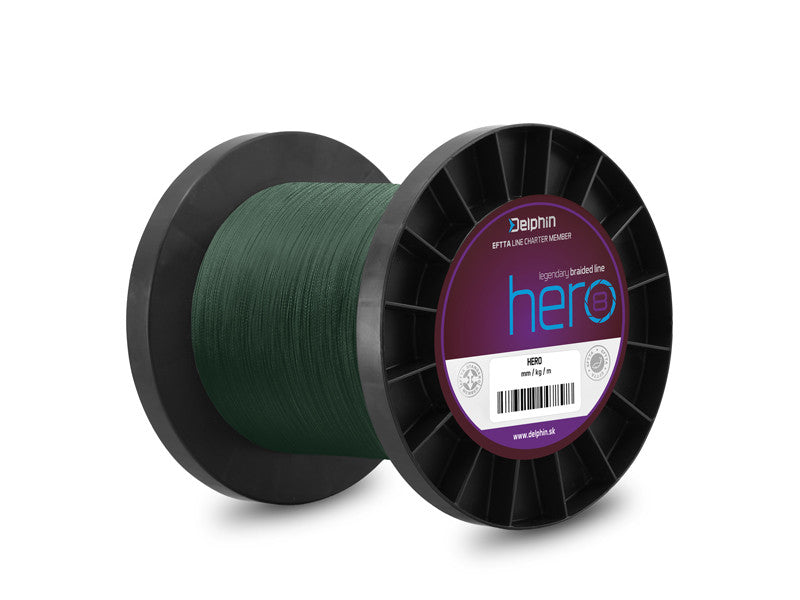 Delphin HERO 8 grün / 0.12 >>> 0.50mm Großspule