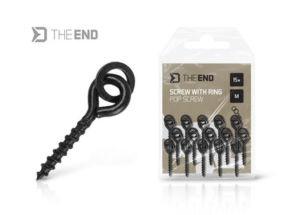 Bohrer mit Ring Delphin TheEND POP Screw / 15 Stück Gr.M
