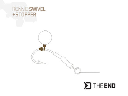 Set Delpin TheEND Ronnie Wirbel + Stopper / 10+20 Stück
