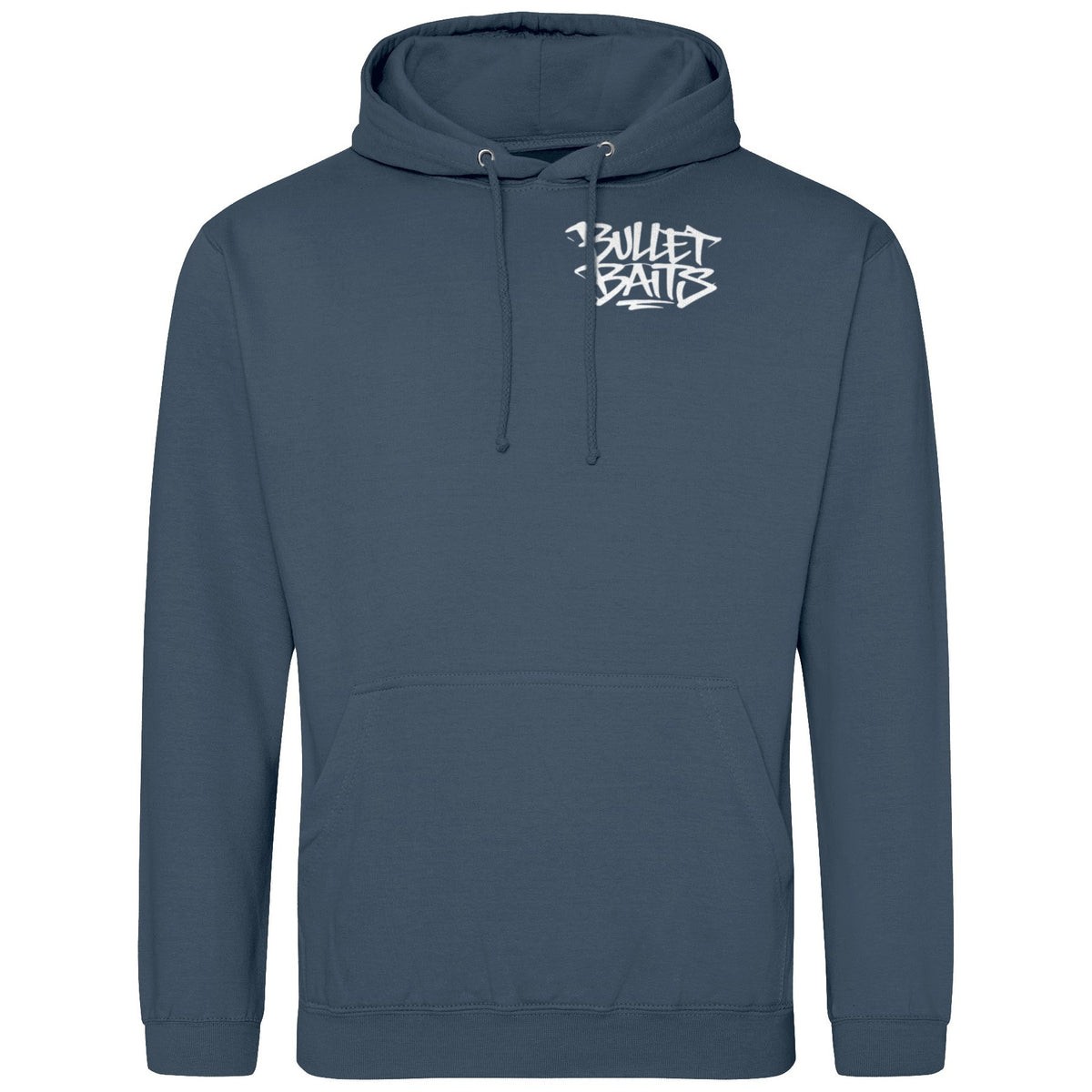 Bullet Baits Hoodie Blautöne