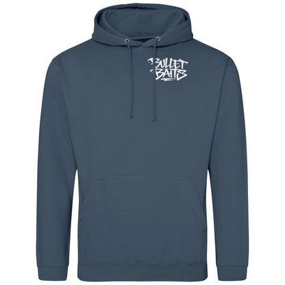 Bullet Baits Hoodie Blautöne