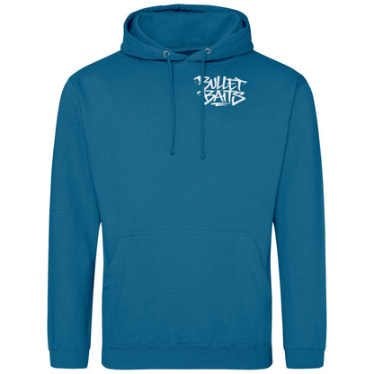 Bullet Baits Hoodie Blautöne