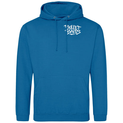 Bullet Baits Hoodie Blautöne