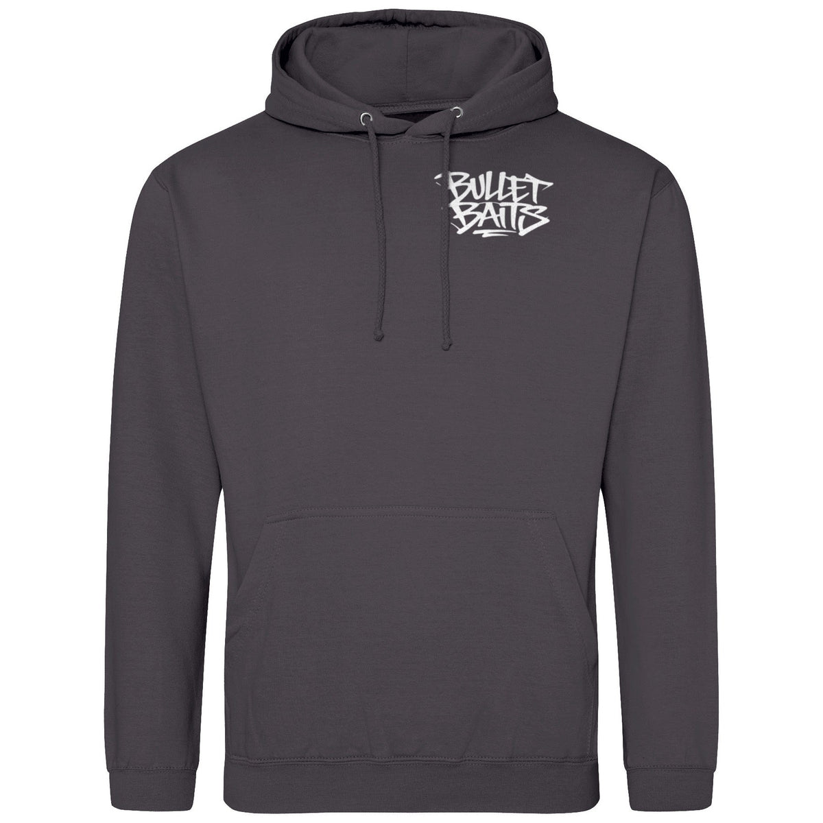 Bullet Baits Hoodie Grau/Schwarz