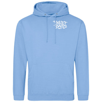 Bullet Baits Hoodie Blautöne