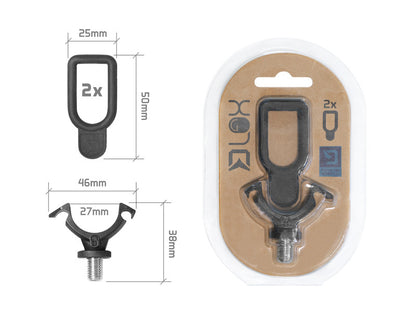 Rutenhalter mit Sicherung Delphin LOX
