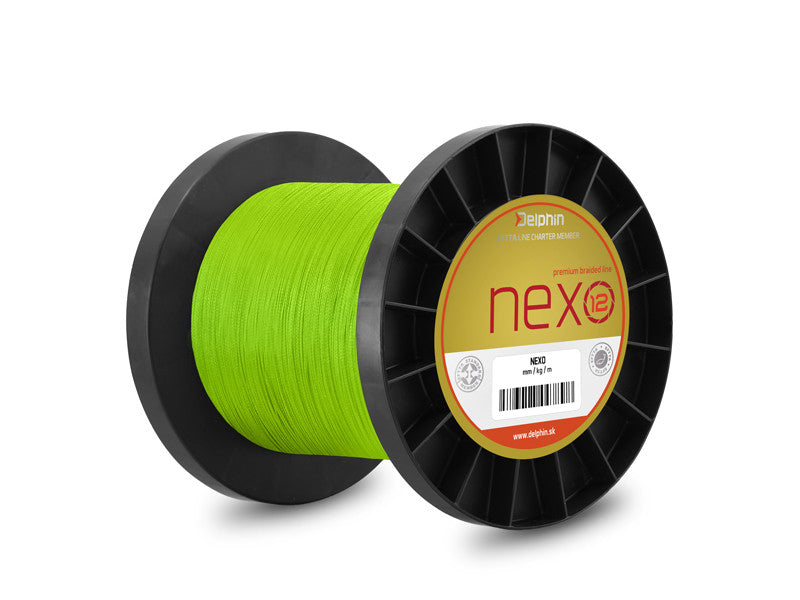 Delphin NEXO 12 fluo grün / 0.10 >>> 0.25mm Großspule