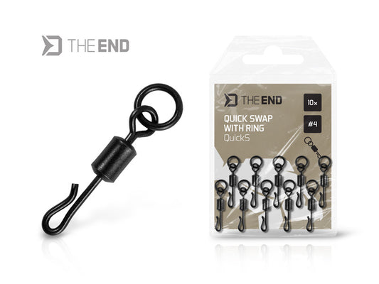 Quick-Swap Wirbel mit Ring Delphin TheEND QuickS / 10St