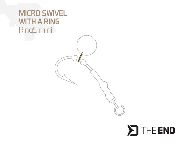 Mikro-Wirbel mit Ring TheEND RingS mini / 10 Stück