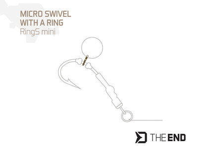 Mikro-Wirbel mit Ring TheEND RingS mini / 10 Stück