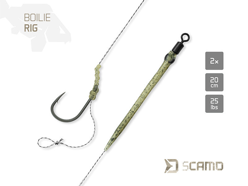 Delphin sCAMO Boilie rig / 2 Stück