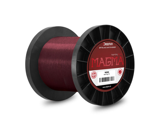 Monofil Delphin MAGMA / bordeaux Großspule
